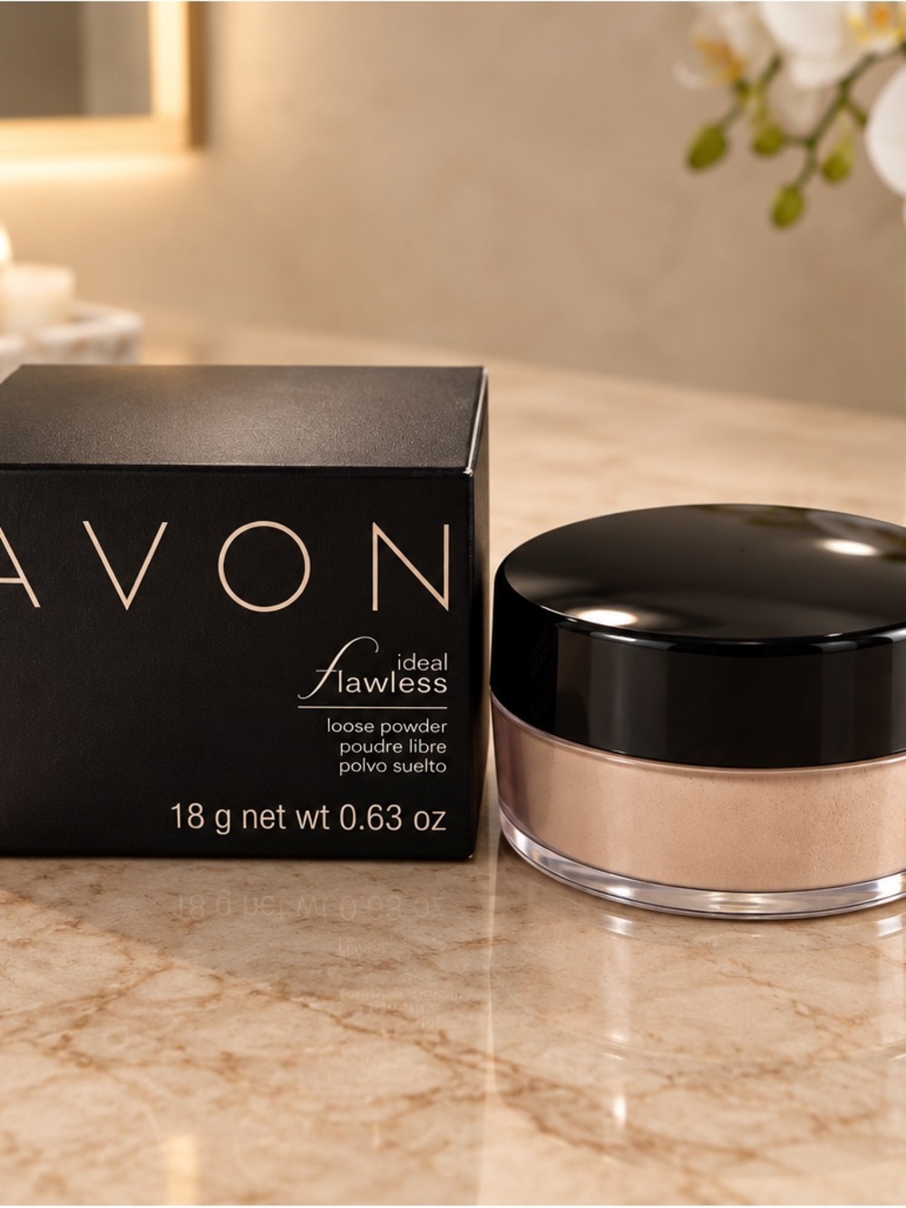 Avon Ideal Flawless Loose Setting Powder - Beige